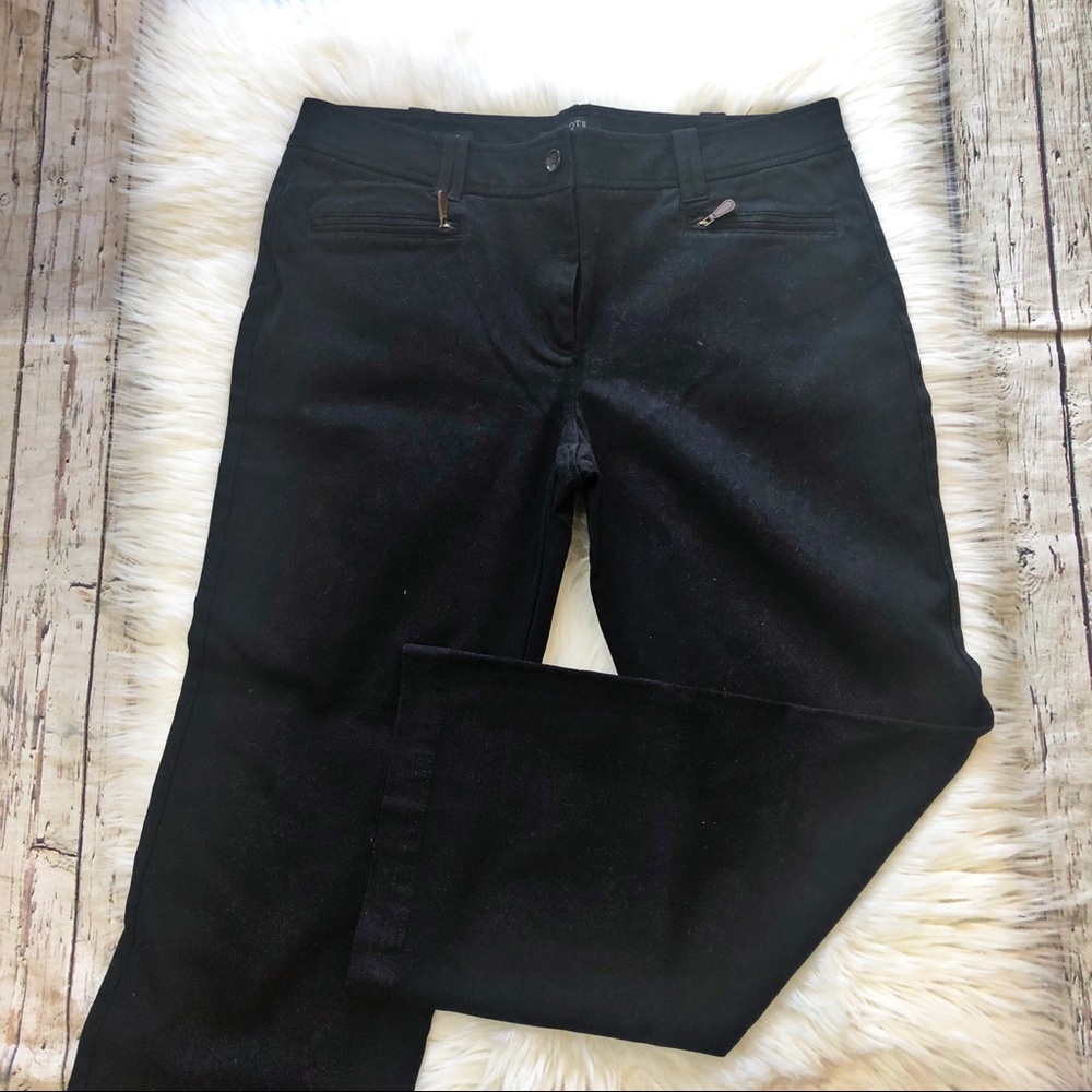 Talbots Signature Fit Black Trousers 14 Petite